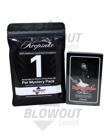 2025 Keepsake Rolling Stone Jimi Hendrix Collection Box + 2025 Keepsake NSCC Mystery Black Promo Pack - Bundle