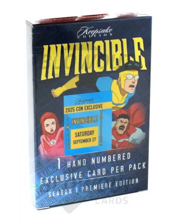 2025 Keepsake Invincible Season 1 Premiere Comic Con Exclusive Invincible Saturday 10 Box Lot