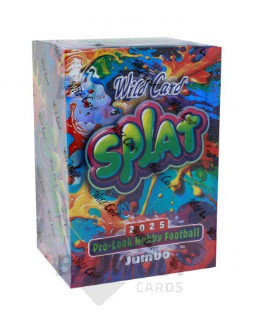 2025 Wild Card Splat Football Hobby Jumbo 20 Box Case