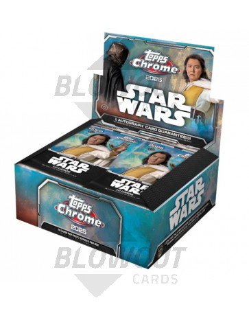 2025 Topps Star Wars Chrome Hobby 8 Box Case