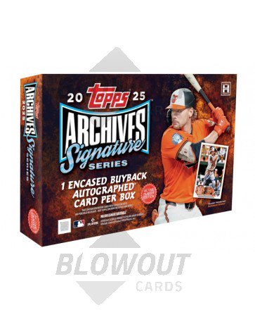 2025 Topps Archives Signature Series Active Player Edition Baseball Hobby Box