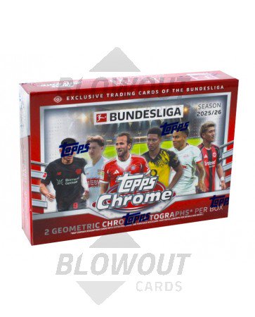 2025/26 Topps Chrome Bundesliga Soccer Breaker's Delight Box