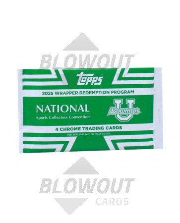 2025 Topps Bowman University Football National Convention Chrome Silver Pack