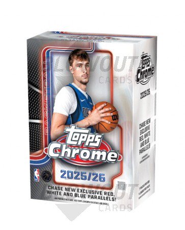 2025/26 Topps Chrome Basketball Blaster 40 Box Case