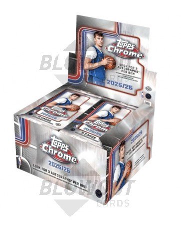2025/26 Topps Chrome Basketball Jumbo Box
