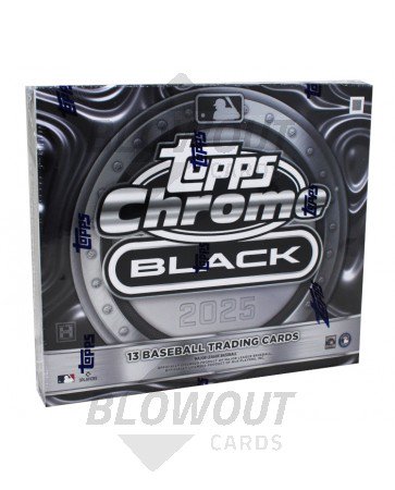 たいちゃん2 Topps Chrome Black 2025 2025 Topps Chrome Black Baseball Hobby Box - Walmart