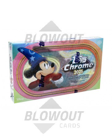 2025 Topps Chrome Disney Hobby 12 Box Case