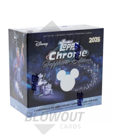 2025 Topps Chrome Disney Sapphire Edition Box