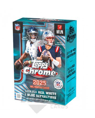 2025 Topps Chrome Football Blaster Box