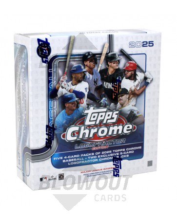 2025 Topps Chrome Baseball Logofractor Edition 20 Box Case