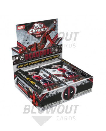 2025 Topps Chrome Marvel Deadpool Hobby Box