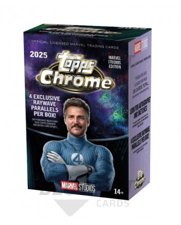 2025 Topps Marvel Studios Chrome Blaster 40 Box Case