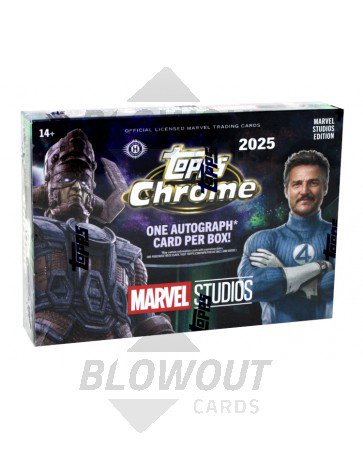 2025 Topps Marvel Studios Chrome Breaker's Delight 6 Box Case
