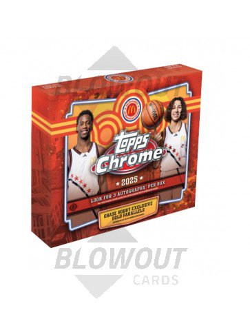 2025 Topps Chrome McDonald's All American Basketball Hobby Box