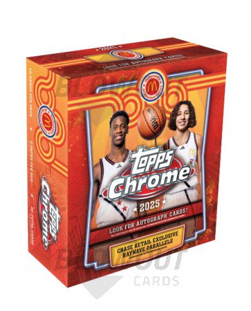 2025 Topps Chrome McDonald's All American Basketball Mega Box