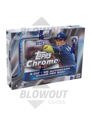 2025 Topps Chrome Baseball Breaker's Delight 6 Box Case