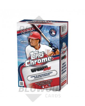 2025 Topps Chrome Update Series Baseball Blaster Box