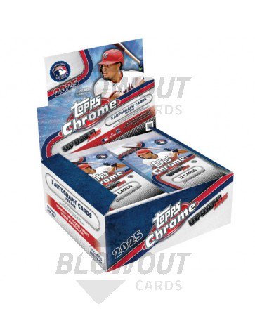 2025 Topps Chrome Update Series Baseball Jumbo Box