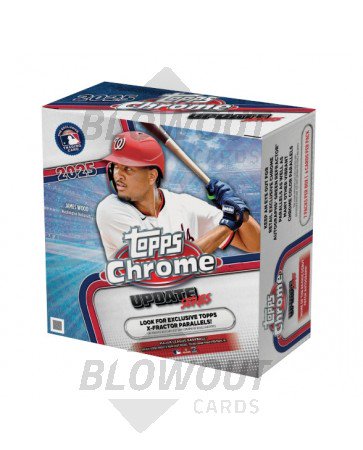 2025 Topps Chrome Update Series Baseball Mega 20 Box Case