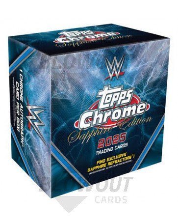 2025 Topps Chrome WWE Sapphire Edition Box