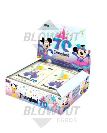 2025 Topps Disneyland 70th Anniversary Hobby 12 Box Case