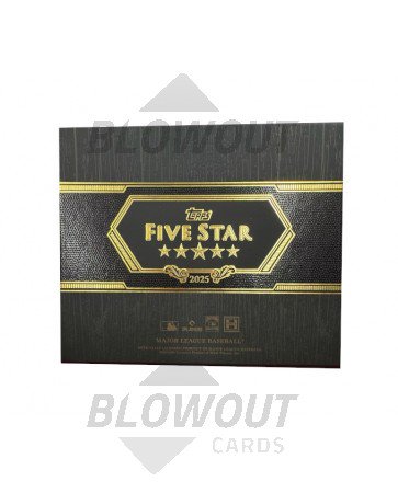 2025 Topps Five Star Baseball Hobby 3 Box Case