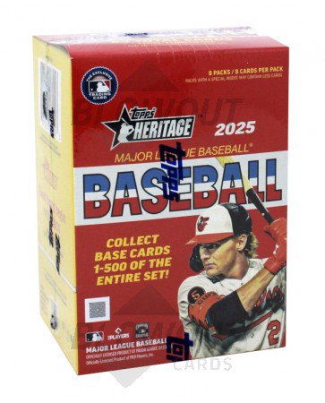 2025 Topps Heritage Baseball Blaster 40 Box Case