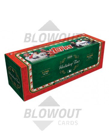 2025 Topps Holiday Baseball 3 Tin Box