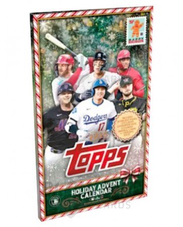2025 Topps Holiday Baseball Advent Calendar - 8 Box Case