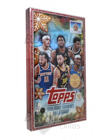 2025/26 Topps Holiday Basketball Countdown Calendar - 8 Box Case