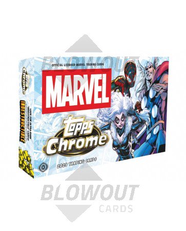2025 Topps Marvel Chrome Hobby 12 Box Case