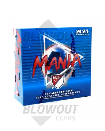 2025 Topps MLS Chrome Soccer Mania 5 Box Case
