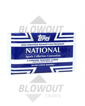 2025 Topps Baseball National Convention Chrome Silver Pack - 10 Pack Lot