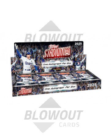 2025 Topps Stadium Club Baseball Hobby Box