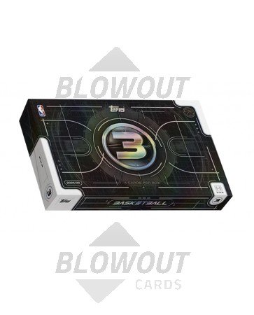 2025/26 Topps Three Basketball Hobby 4 Box Case