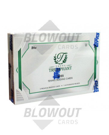 2025 Topps Triumphant Tennis Hobby 10 Box Case