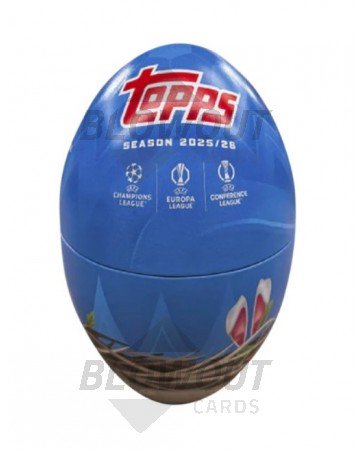 2025/26 Topps UEFA Club Competitions Soccer Spring Tin - 9 Tin Box