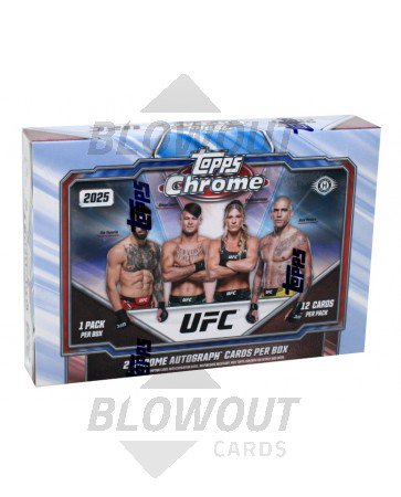 2025 Topps UFC Chrome Breaker's Delight 12 Box Case