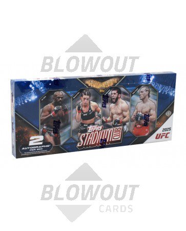 2025 Topps UFC Stadium Club Hobby 16 Box Case