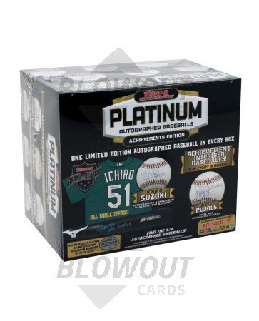 2025 Tristar Hidden Treasures Platinum Autographed Baseball Achievements Edition Box