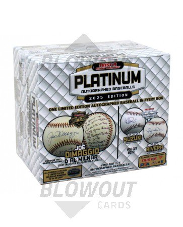 2025 Tristar Autographed Baseball Platinum Edition Box