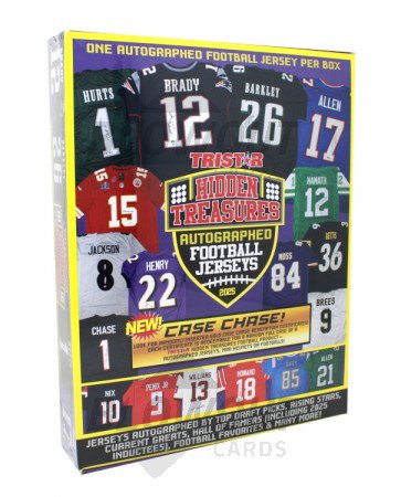 2025 Tristar Hidden Treasures Autographed Football Jerseys Edition Box