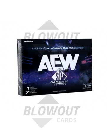 2025 Upper Deck AEW SP Game Used Wrestling Hobby Box