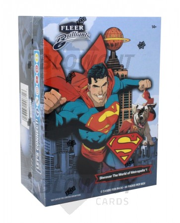2025 Upper Deck Fleer Brilliance SuperMan Mega 20 Box Case