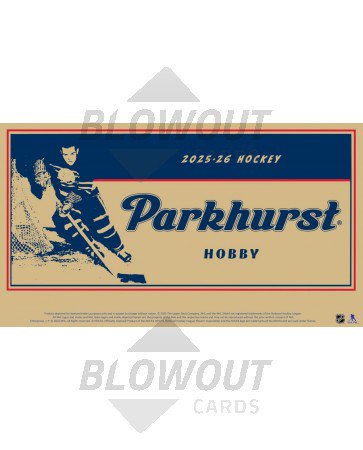 2025/26 Upper Deck Parkhurst Hockey Hobby 12 Box Case