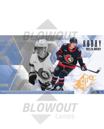 2025/26 Upper Deck SPx Hockey Hobby 10 Box Case