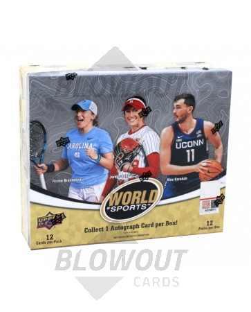 2025 Upper Deck World of Sports Volume 1 Hobby 12 Box Case
