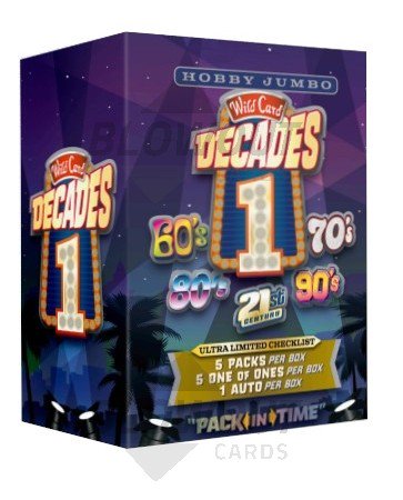 2025 Wild Card Decades 1 Jumbo Box