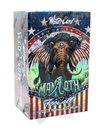 2025 Wild Card Americana Mammoth Football 4 Box Case