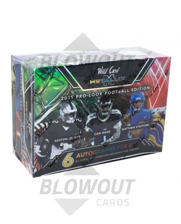 dustbox 25th限定フーディ XL 新品未開封 レア即完モデル Amazon.com: 2025 Wild Card Metallix Football Pro-Look Promo Deck